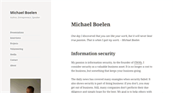 Desktop Screenshot of michaelboelen.com